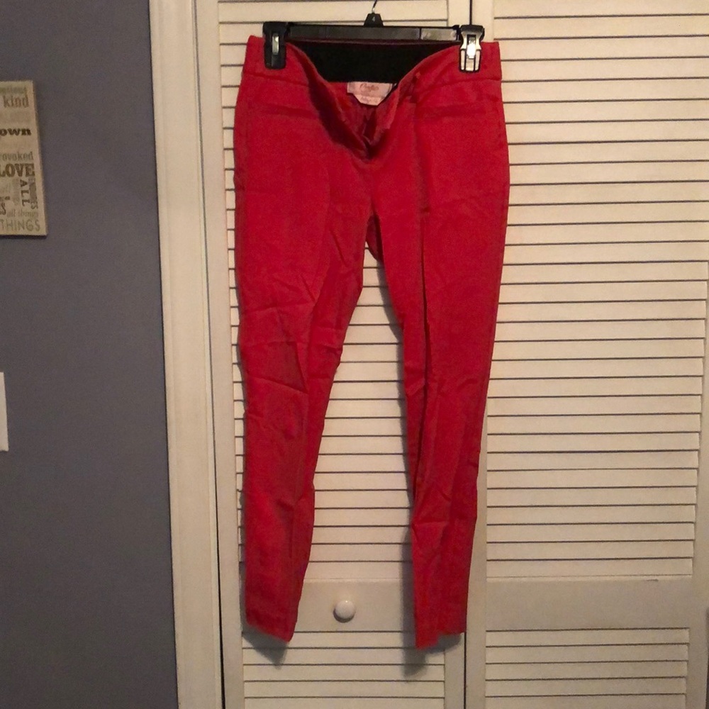Coral/pink dress pants